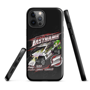 Customizable RC Racing Inspired 3-Layer Tough Case for iPhone® Designed For RC Racers Of Salvas Mudboss - Darkside Studio Arts LLC.