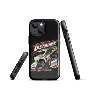 Customizable RC Racing Inspired 3-Layer Tough Case for iPhone® Designed For RC Racers Of Salvas Mudboss - Darkside Studio Arts LLC.