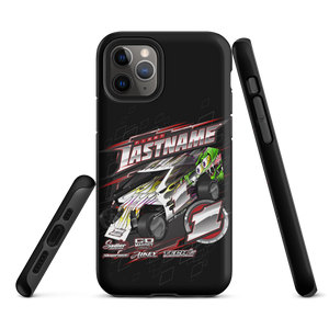 Customizable RC Racing Inspired 3-Layer Tough Case for iPhone® Designed For RC Racers Of Salvas Mudboss - Darkside Studio Arts LLC.