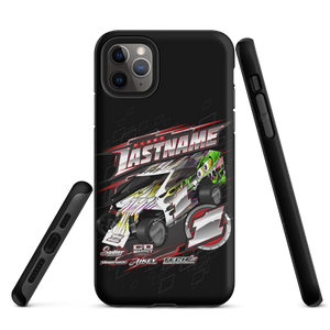 Customizable RC Racing Inspired 3-Layer Tough Case for iPhone® Designed For RC Racers Of Salvas Mudboss - Darkside Studio Arts LLC.