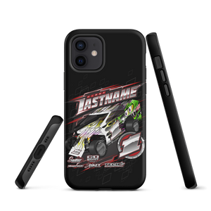 Customizable RC Racing Inspired 3-Layer Tough Case for iPhone® Designed For RC Racers Of Salvas Mudboss - Darkside Studio Arts LLC.