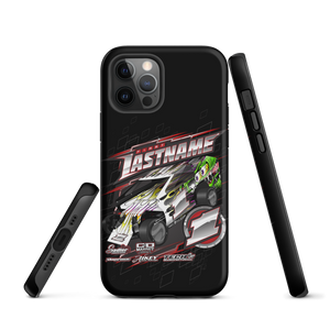 Customizable RC Racing Inspired 3-Layer Tough Case for iPhone® Designed For RC Racers Of Salvas Mudboss - Darkside Studio Arts LLC.