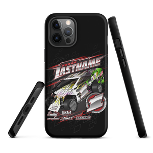 Customizable RC Racing Inspired 3-Layer Tough Case for iPhone® Designed For RC Racers Of Salvas Mudboss - Darkside Studio Arts LLC.