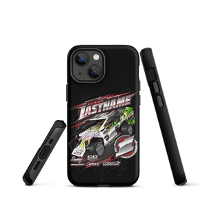 Customizable RC Racing Inspired 3-Layer Tough Case for iPhone® Designed For RC Racers Of Salvas Mudboss - Darkside Studio Arts LLC.