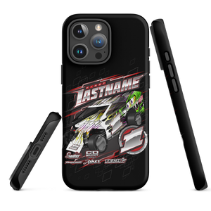 Customizable RC Racing Inspired 3-Layer Tough Case for iPhone® Designed For RC Racers Of Salvas Mudboss - Darkside Studio Arts LLC.