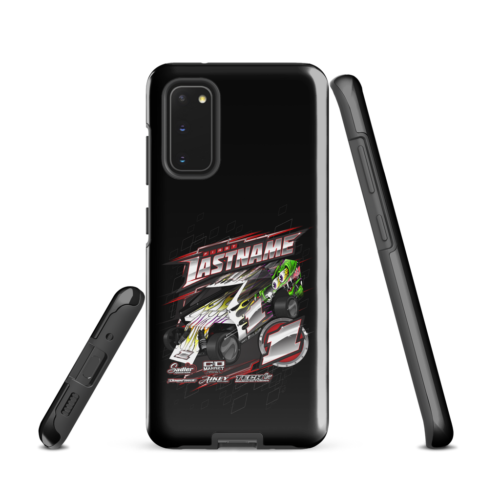 Customizable RC Racing Inspired 3-Layer Tough Case for Samsung® Designed For RC Racers Of Salvas Mudboss | Darkside Studio Arts LLC.
