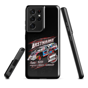 Customizable RC Racing Inspired 3-Layer Tough Case for Samsung® Designed For RC Racers Of Traxxas Modified - Darkside Studio Arts LLC.