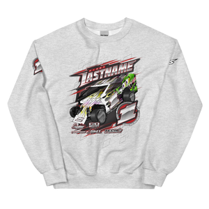 Custom Designed Men’s Premium SweatShirt For RC Racers of Salvas Mudboss Dirt Oval - Darkside Studio Arts LLC.