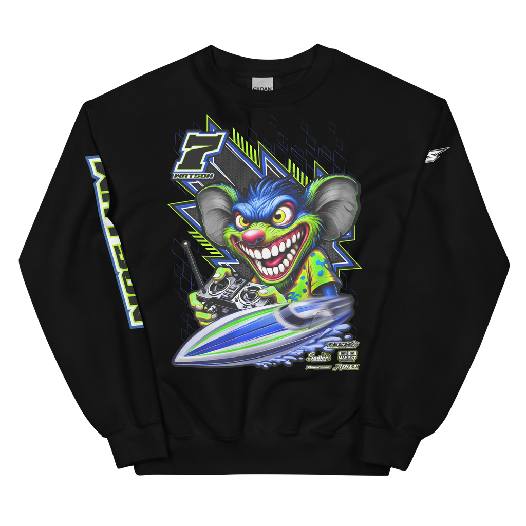 Custom Designed Men’s Premium Sweathshirt For RC Boat Enthusiasts! | Darkside Studio Arts LLC.