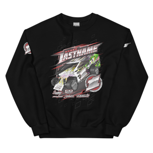 Custom Designed Men’s Premium SweatShirt For RC Racers of Salvas Mudboss Dirt Oval - Darkside Studio Arts LLC.