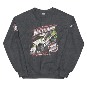 Custom Designed Men’s Premium SweatShirt For RC Racers of Salvas Mudboss Dirt Oval - Darkside Studio Arts LLC.