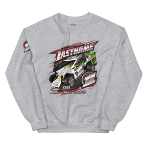 Custom Designed Men’s Premium SweatShirt For RC Racers of Salvas Mudboss Dirt Oval - Darkside Studio Arts LLC.