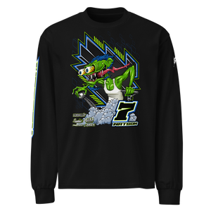 Custom Designed Men’s Premium Heavyweight Long Sleeve Tee For RC Racers - Darkside Studio Arts LLC.