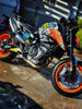 'Hustler' Themed Graphics Wrap Skin Kit Fits Ktm 2011-2022 Duke 125 200 390 690 790 | Darkside Studio Arts LLC.