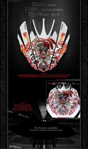 Graphics Kit For Yamaha Fzr Waverunner Gx1800 2009-16 Jetski Hood  Wrap 'Lucky' - Darkside Studio Arts LLC.