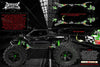 'Lucky' Aftermarket Hop Up Graphics Fits Shock Towers On Traxxas X-Maxx 6S 8S Chassis | Darkside Studio Arts LLC.