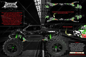 'Lucky' Aftermarket Hop Up Graphics Fits Shock Towers On Traxxas X-Maxx 6S 8S Chassis - Darkside Studio Arts LLC.