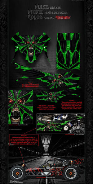 'The Demons Within' Graphics Kit Fits Kraken Hpi Baja 5B /5T Chassis Sx5 Sidewinder Body # Tr623A - Darkside Studio Arts LLC.