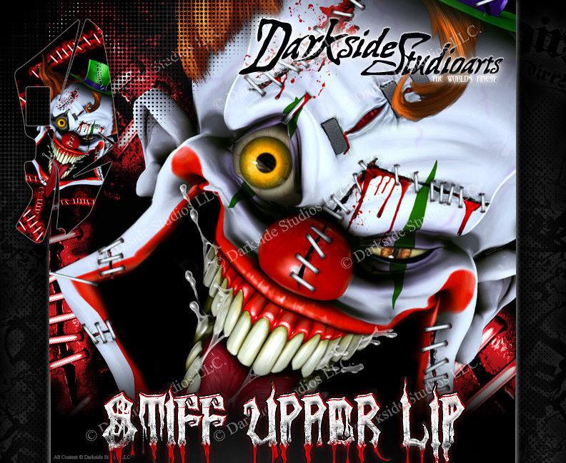 Graphics For Honda Trx250Ex Trx250X 2001-2005 Wrap Decals 'Stiff Upper Lip' | Darkside Studio Arts LLC.