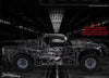 'Machinehead' Graphics Wrap Fits Losi 5Ive-T Truck Body # Losb8105 | Darkside Studio Arts LLC.