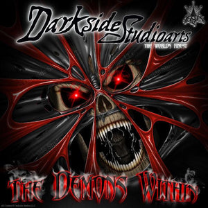 Graphics Kit For Yamaha Blaster 2003-2006  "The Demons Within" Decal   For Oem Parts - Darkside Studio Arts LLC.