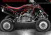 Graphics Kit For Yamaha Raptor 700 2013-2023 "The Demons Within" Carbon Fiber Edition | Darkside Studio Arts LLC.