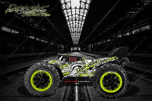 Redcat Racing Tr-Mt8E Wrap Graphics Decals "Gearhead" Fits Oem Body Parts - Darkside Studio Arts LLC.