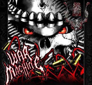 'War Machine' Graphics Wrap Hop Up Decal Kit Fits Axial Wraith 1/10 Body Set # Ax04027 - Darkside Studio Arts LLC.