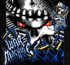 Graphics Kit For Suzuki Ltr450 Ltr450R Wrap Decal Kit "War Machine" Fits Oem Parts Blue | Darkside Studio Arts LLC.