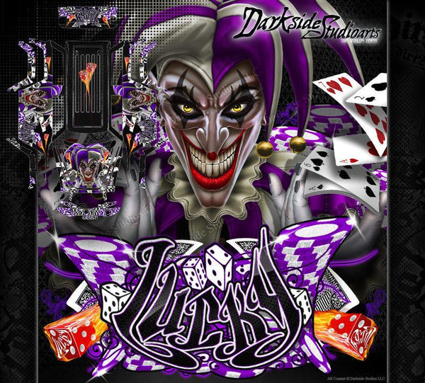 'Lucky' Graphics Skin Decal Kit Fits Traxxas Summit Body Parts