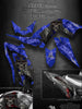 Graphics Kit For Yamaha Raptor 700 "The Outlaw" Decals Wrap Blue 2006-2012 700R | Darkside Studio Arts LLC.