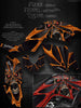 Graphics Kit For Yamaha Raptor 660 Fit Oem Parts "The Demons Within" Decals Set | Darkside Studio Arts LLC.