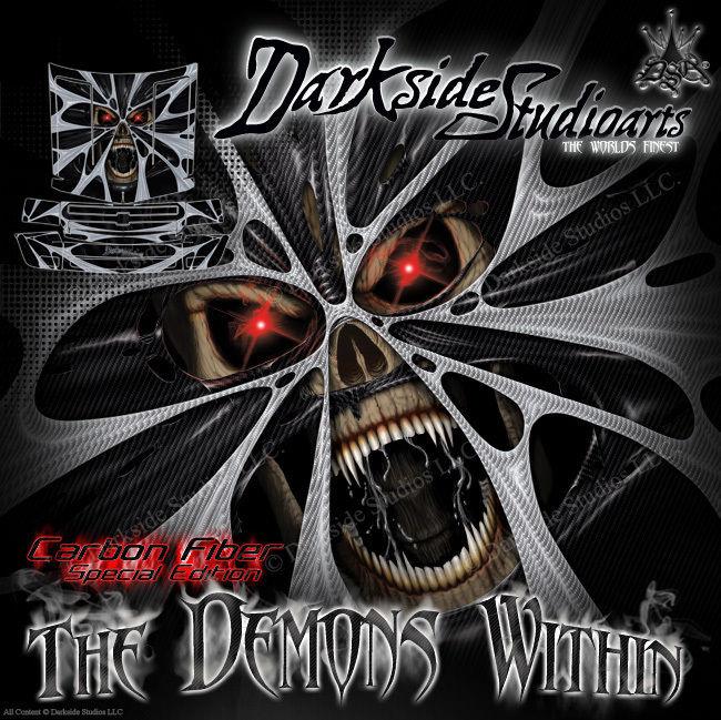 Redcat Rampage Truck Wrap Graphic Decals "The Demons Within" Fits Oem Body Parts | Darkside Studio Arts LLC.
