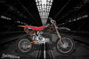 Graphics For Honda 1993-2002 Cr80  Decals "Hell Ride" Fits Oem Parts And Plastics - Darkside Studio Arts LLC.