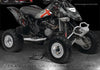 Graphics Kit For Can-Am Ds650 For Yellow Plastics "The Outlaw" Parts Decal Sticker | Darkside Studio Arts LLC.