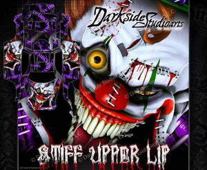 'Stiff Upper Lip' Graphics Kit Fits Traxxas Rustler Body # Tra3714 2Wd Purple Edition - Darkside Studio Arts LLC.