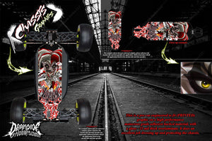 'Lucky' Themed Chassis Skin Fits Losi Ten-Scbe Los231001 Skid Plate - Darkside Studio Arts LLC.