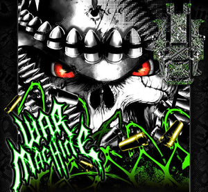 'War Machine' Themed Graphics Skin Kit For Arrma Outcast Truck Body # Ar406086 - Darkside Studio Arts LLC.