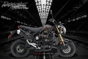 Graphics For Honda Grom 2013-2016  Wrap 'The Demons Within' Decal  Fits Oem Parts - Darkside Studio Arts LLC.
