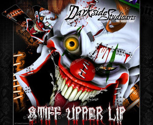 "Stiff Upper Lip" Clown Graphics Decals Wrap Fits Ktm 2003-2017 Sx85 Sx105 Ktm85 - Darkside Studio Arts LLC.