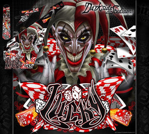 Oset 20.0 16.0 12.5 2011-18 Graphics Wrap "Lucky" Decals For Oem Parts Stickers - Darkside Studio Arts LLC.
