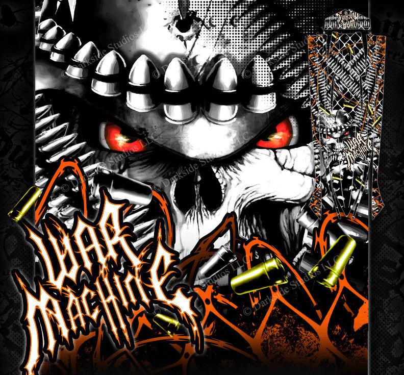 'War Machine' Graphics Skin Decal Kit Pre-Cut To Fit Traxxas Spartan Boats | Darkside Studio Arts LLC.