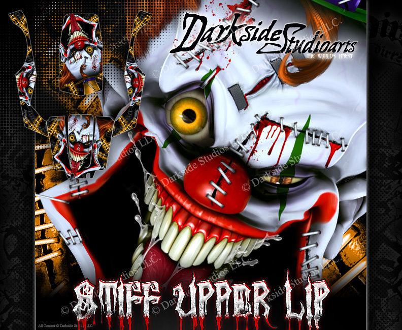 'Stiff Upper Lip' Themed Graphics Skin Kit Fits Axial Wraith Body # Ax04027 | Darkside Studio Arts LLC.