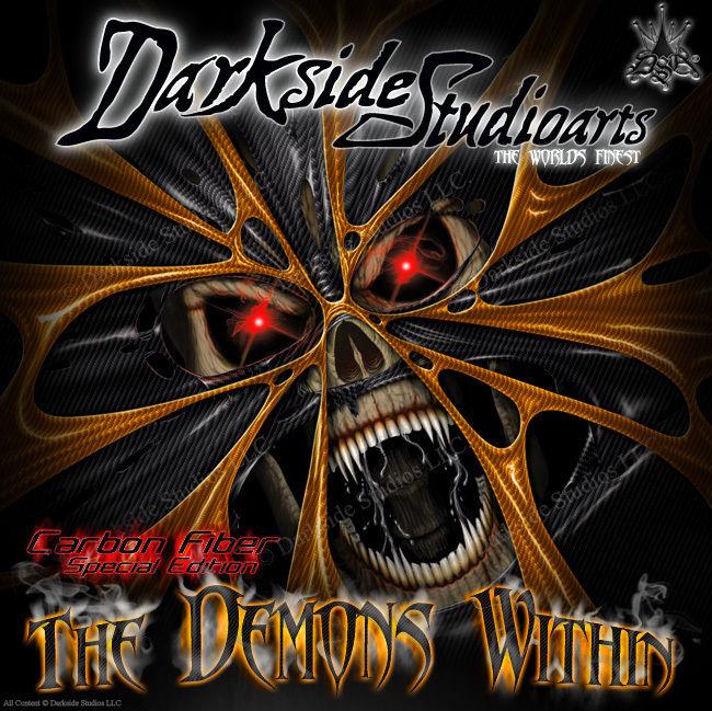 'The Demons Within' Body Skin Wrap Fits Losi 5Ive-T Panel Set # Losb8105 | Darkside Studio Arts LLC.