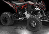Graphics Kit For Yamaha Raptor 250 Designed For Oem Plastics Fenders "The Demons Within" | Darkside Studio Arts LLC.