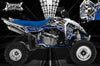 Graphics Kit For Suzuki Ltr450 Ltr450R Wrap Decal Kit "War Machine" Fits Oem Parts Blue | Darkside Studio Arts LLC.