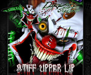 Pitster Pro Graphics Wrap All Models 2007-17 "Stiff Upper Lip" X2 X4 X5 Lxr Xjr - Darkside Studio Arts LLC.