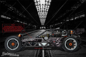 'Machinehead' Graphics Wrap Skin Fits Kraken Hpi Baja 5B /5T Chassis Sx5 Sidewinder Body # Tr623A - Darkside Studio Arts LLC.