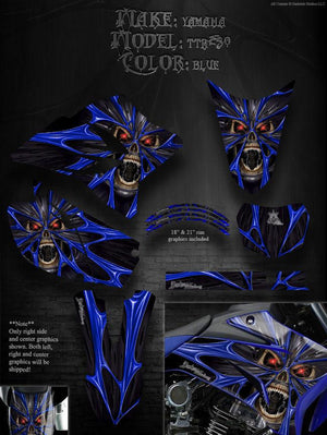 Graphics Kit For Yamaha 2005-2021 Ttr230   "The Demons Within" Rim Decals 2009 2010 15 - Darkside Studio Arts LLC.