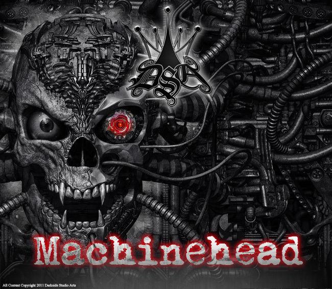 Graphics Kit For Can-Am Outlander '06-'11 500 650 800R Stickers "Machinehead" Ylw Skulls | Darkside Studio Arts LLC.